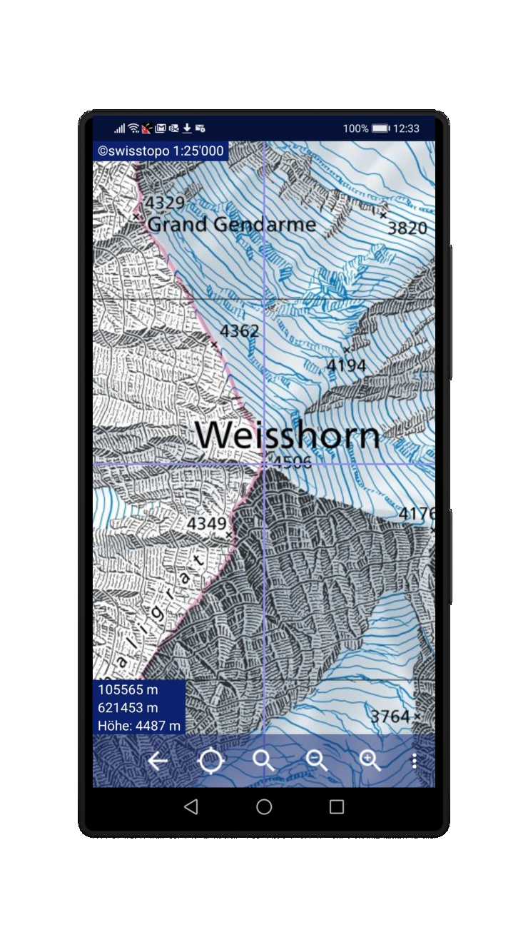 GPS Schweiz Phone